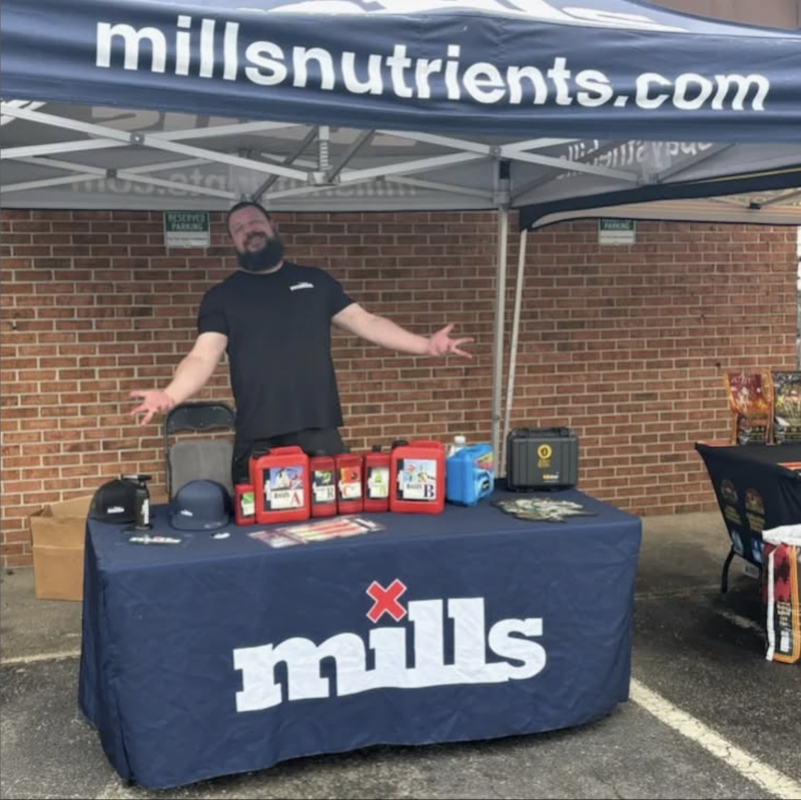 Ben Bott at Mills Nutrients Booth